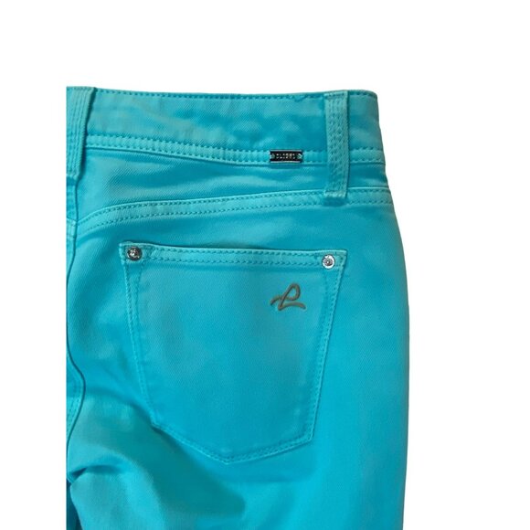 DL1961 Jeans Size 26 x 28 Emma Legging 4 Way Stretch Comfort Aqua Teal Skinny - Picture 6 of 7